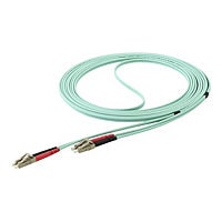 StarTech.com 5m (15ft) LC/UPC OM4 Multimode Fiber Cable, 100G, LSZH Cord