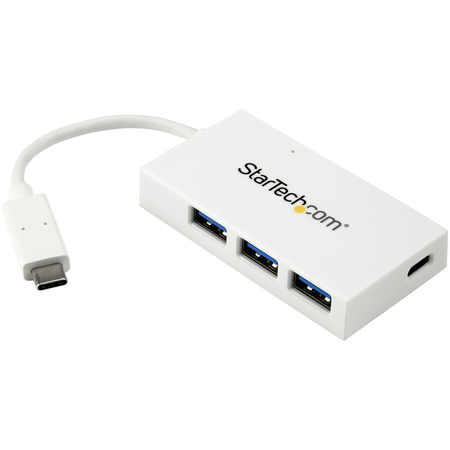 Thumbnail 2 of 6 for StarTech.com 4 Port USB C Hub with 1x USB-C & 3x USB-A (SuperSpeed 5Gbps), USB Bus Powered, Portable/Laptop USB 3.0 TAA