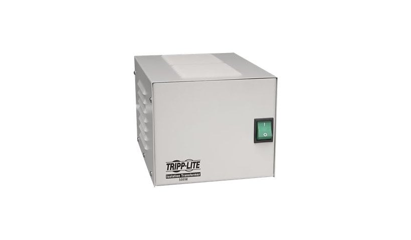 Tripp Lite 500W Isolation Transformer Hospital Medical with Surge 120V 4 Outlet HG TAA GSA - surge protector - 500 Watt