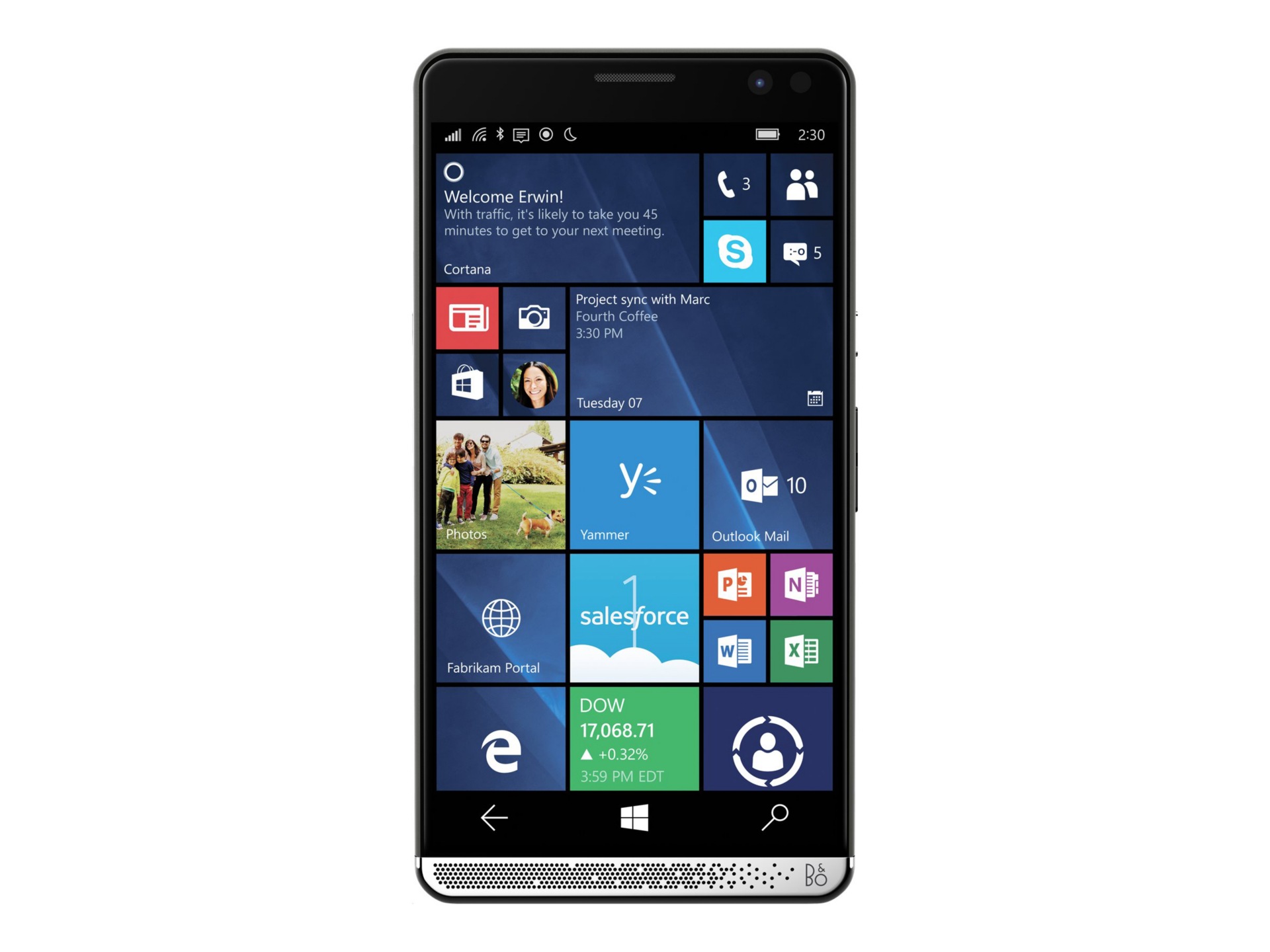 HP Elite x3 graphite/chrome - 4G HSPA+, LTE Advanced - 64 GB - GSM - smartphone