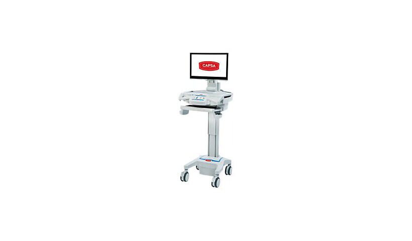 Capsa Healthcare CareLink NP Manual Lift Document Cart - cart - for monitor
