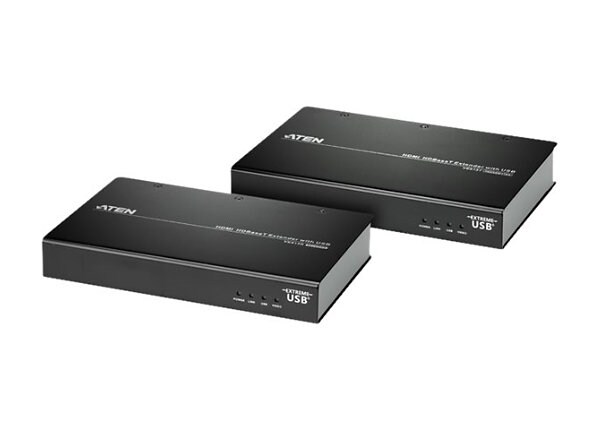 ATEN VanCryst VE813 HDMI HDBaseT Extender with USB (transmitter and receiver) - video/audio/USB extender - HDMI