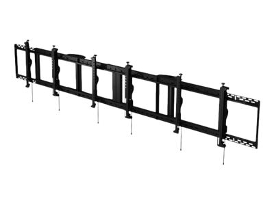 Peerless-AV® SmartMount® Digital Menu Board Ceiling Mount with 8pt Adjustment - Landscape 3x1 Configuration for 46" to