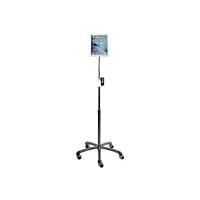 CTA Digital Heavy-Duty Security Gooseneck Floor Stand for 7-13 Inch Tablets, including iPad 10.2-inch (7th/ 8th/ 9th