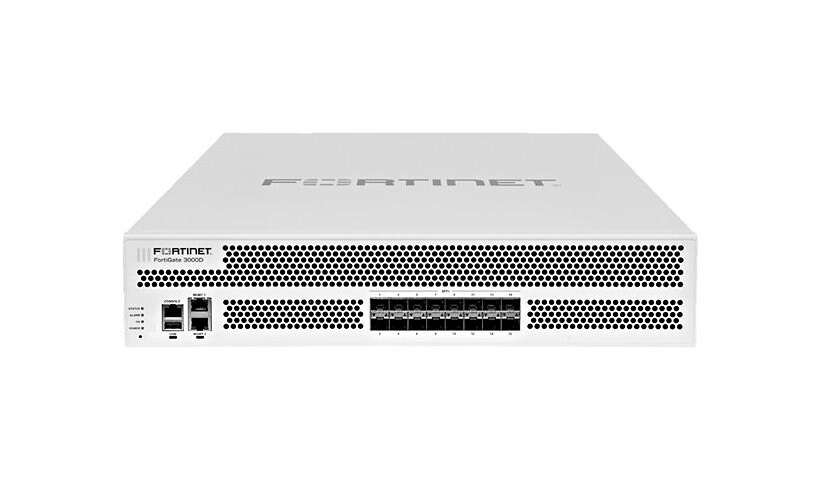 Fortinet FortiGate 3000D - security appliance - with 3 years FortiCare 24X7