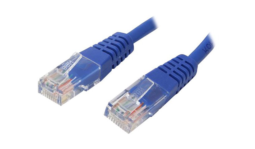 StarTech.com Cat5e Ethernet Cable 50 ft Blue - Cat 5e Molded Patch Cable