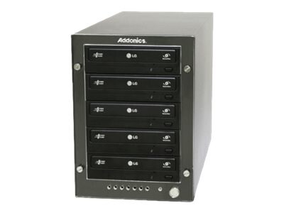 Addonics DVD/CD Tower V ST5DVREU3 - DVD±RW (±R DL) / DVD-RAM drive - Serial