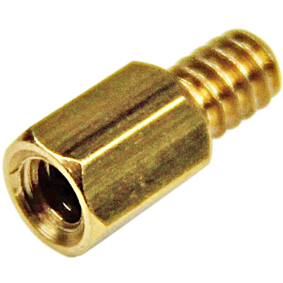 StarTech.com 6-32 Brass Motherboard Standoffs for ATX Computer Case - 15 Pa