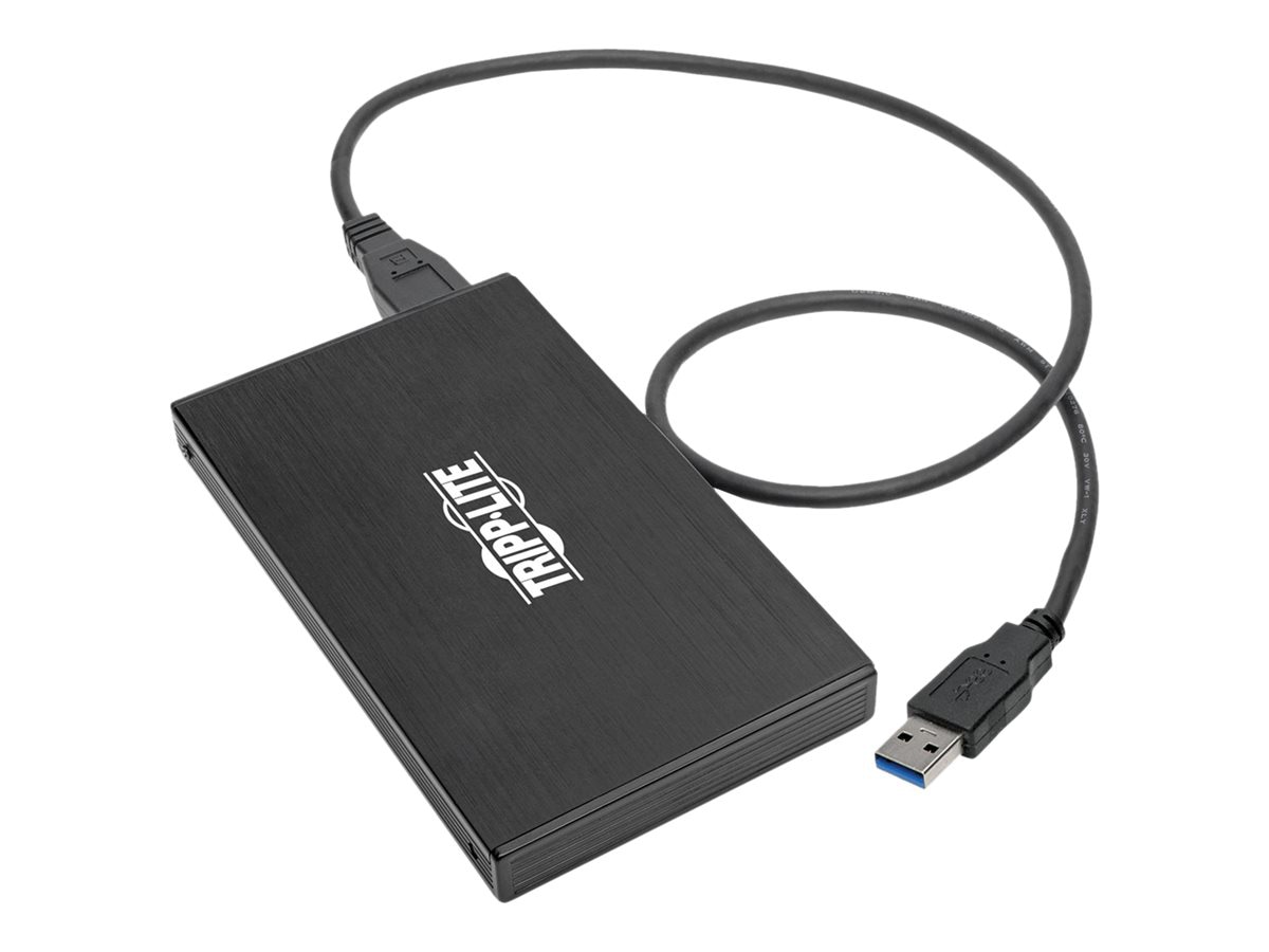 Tripp Lite USB 3.1 Gen 1 (5 Gbps) SATA SSD/HDD to USB-A Enclosure Adapter with UASP Support - storage enclosure - SATA