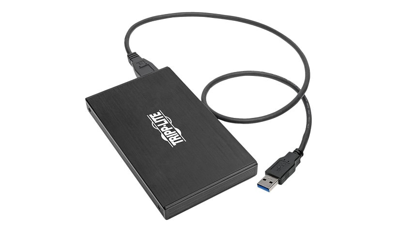 Tripp Lite USB 3.1 Gen 1 (5 Gbps) SATA SSD/HDD to USB-A Enclosure Adapter with UASP Support - storage enclosure - SATA