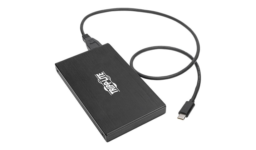 Tripp Lite USB SATA SSD/HDD to USB-C Enclosure Adapter 2.5in w/UASP 10 Gbps