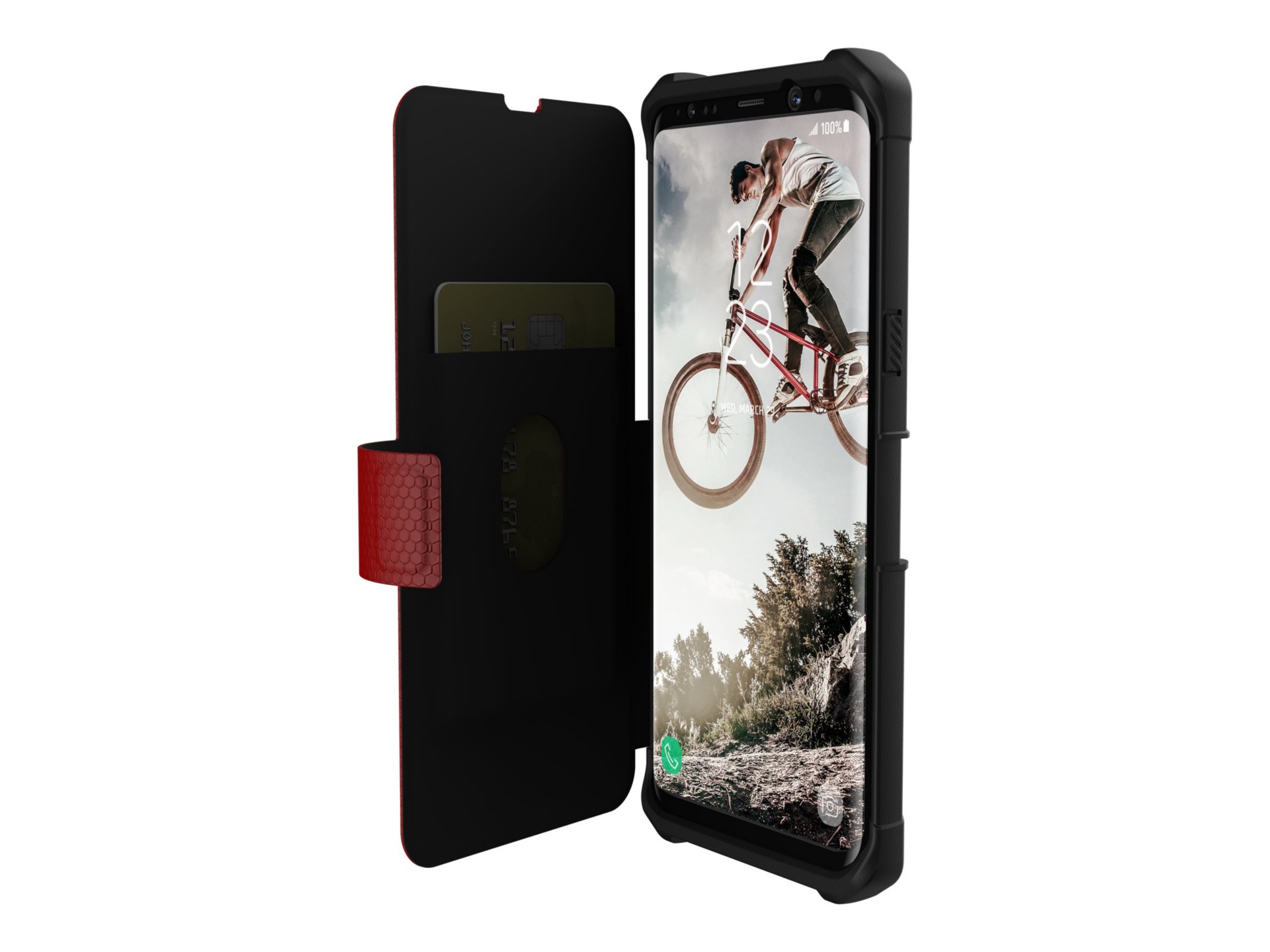 UAG Metropolis Series Rugged Case for Samsung Galaxy S8 Plus [6.2-inch screen] - flip cover for cell phone