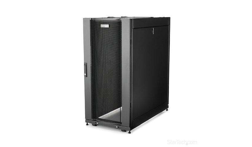 StarTech.com 25U 19" Server Rack Cabinet 4 Post 7-35" Deep/Locking /Casters