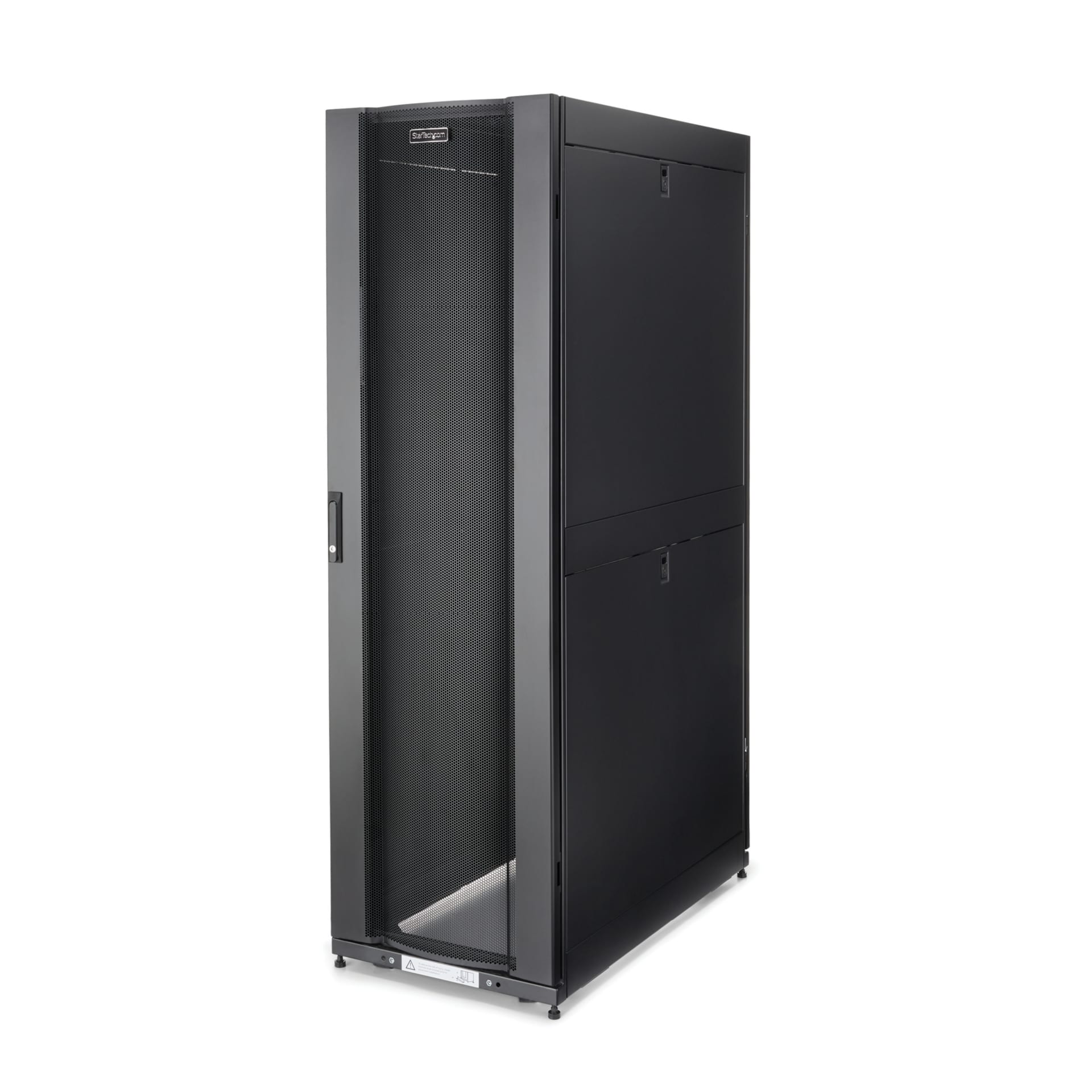 StarTech.com 4-Post 42U Server Rack Cabinet, Data Rack Cabinet for Computer/IT Equipment, Rack Server Cabinet w/ Casters