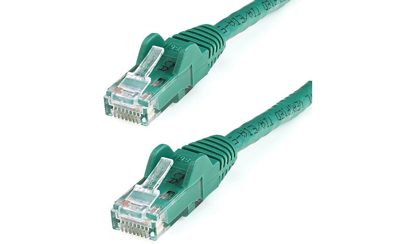 StarTech.com 14ft CAT6 Ethernet Cable - Green Snagless Gigabit - 100W PoE UTP 650MHz Category 6 Patch Cord UL Certified
