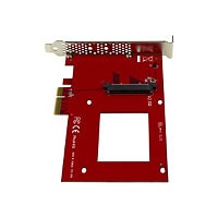 StarTech.com U.2 to PCIe Adapter for 2.5" U.2 NVMe SSD - SFF-8639 - x4 PCIe