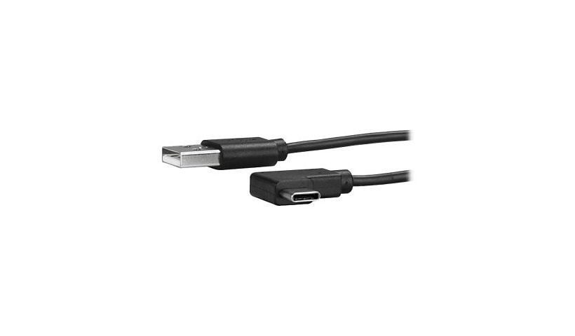 StarTech.com USB to USB C Cable - Right Angle - USB 2.0 - USB A to USB C