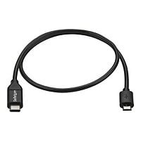 StarTech.com 0.5m USB C to Micro USB Cable - M/M - USB 2.0