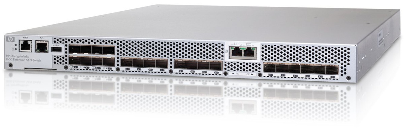 HPE 1606 FCIP 16-port Enabled 8Gb FC 6-port Enabled 1GbE Full Switch