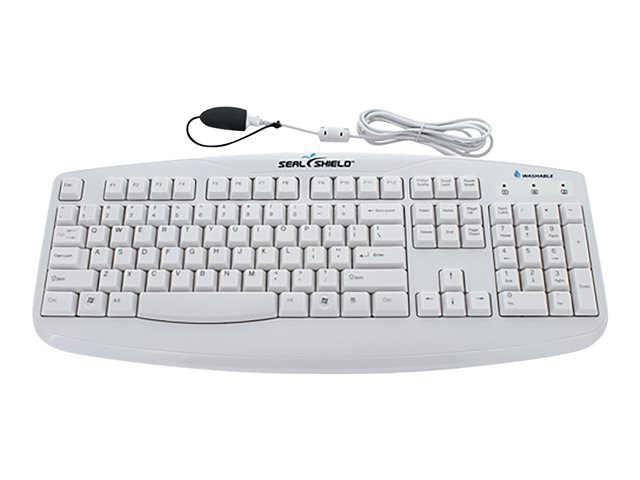 Seal Shield Washable - keyboard - QWERTY - US - white Input Device