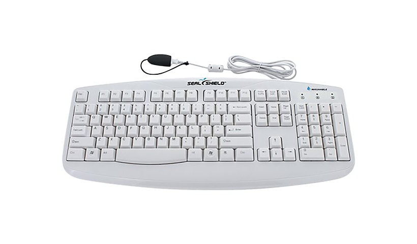 Seal Shield Washable - keyboard - QWERTY - US - white Input Device