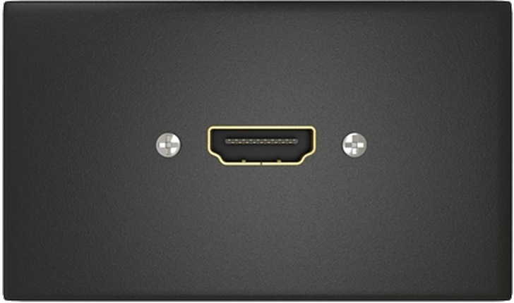 Spectrum Telecom Plate HDMI Female with 36" Patch Cord - Black