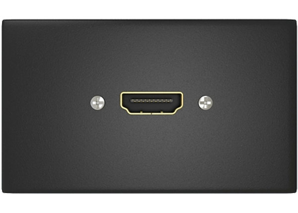 Spectrum Telecom Plate HDMI Female with 36" Patch Cord - Black