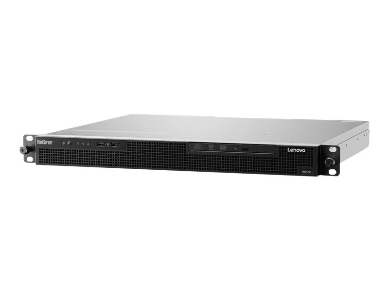 Lenovo ThinkServer RS160 - rack-mountable - Xeon E3-1240V6 3.7 GHz - 8 GB