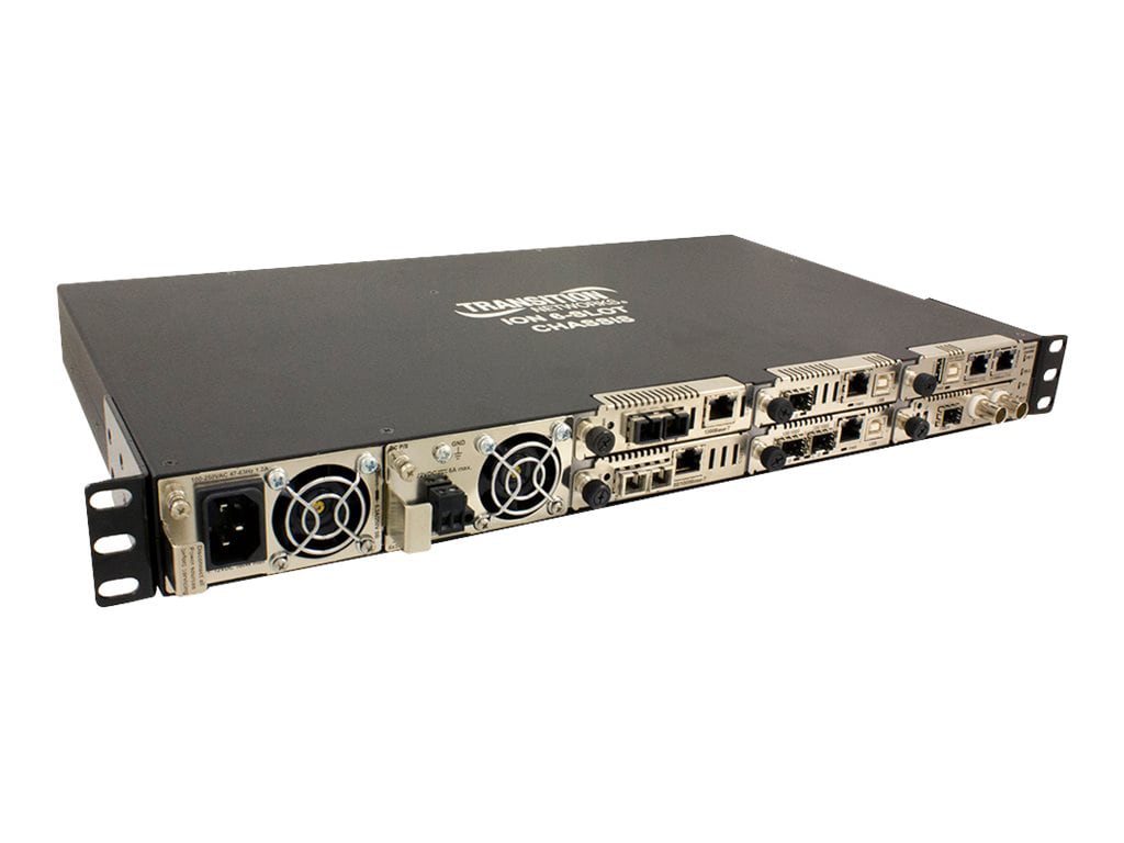 Transition Networks ION 6-Slot Chassis - modular expansion base - with Transition ION Management Module
