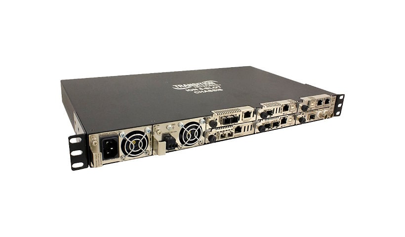 Transition Networks ION 6-Slot Chassis - modular expansion base - with Tran
