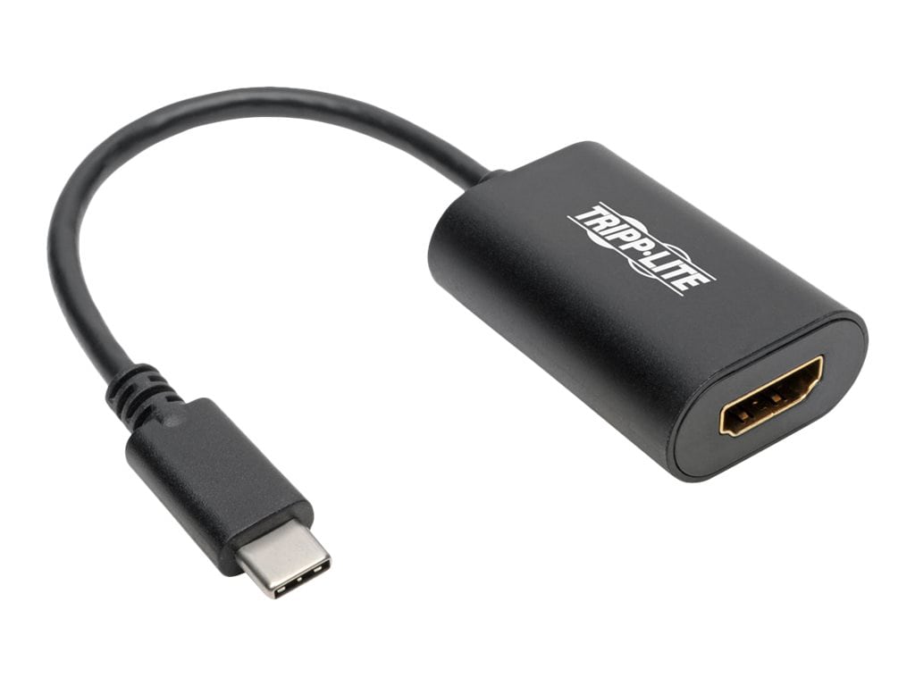 Tripp Lite C to HDMI Video Adapter Converter 4Kx2K M/F, USB-C to USB Type-C to HDMI, USB Type C to HDMI 6in - - U444-06N-HD4K6B - USB - CDW.com