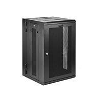 StarTech.com 18U 19" Wall Mount Network Cabinet - 16" Deep Hinged Locking IT Rack Enclosure w/Shelf