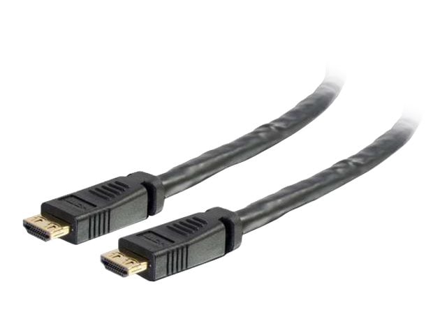 C2G Plus Series 25ft Standard Speed HDMI Cable with Gripping Connectors