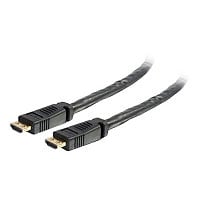 C2G Plus Series 25ft Standard Speed HDMI Cable with Gripping Connectors - CL2P Plenum Rated  - 1080p 60Hz