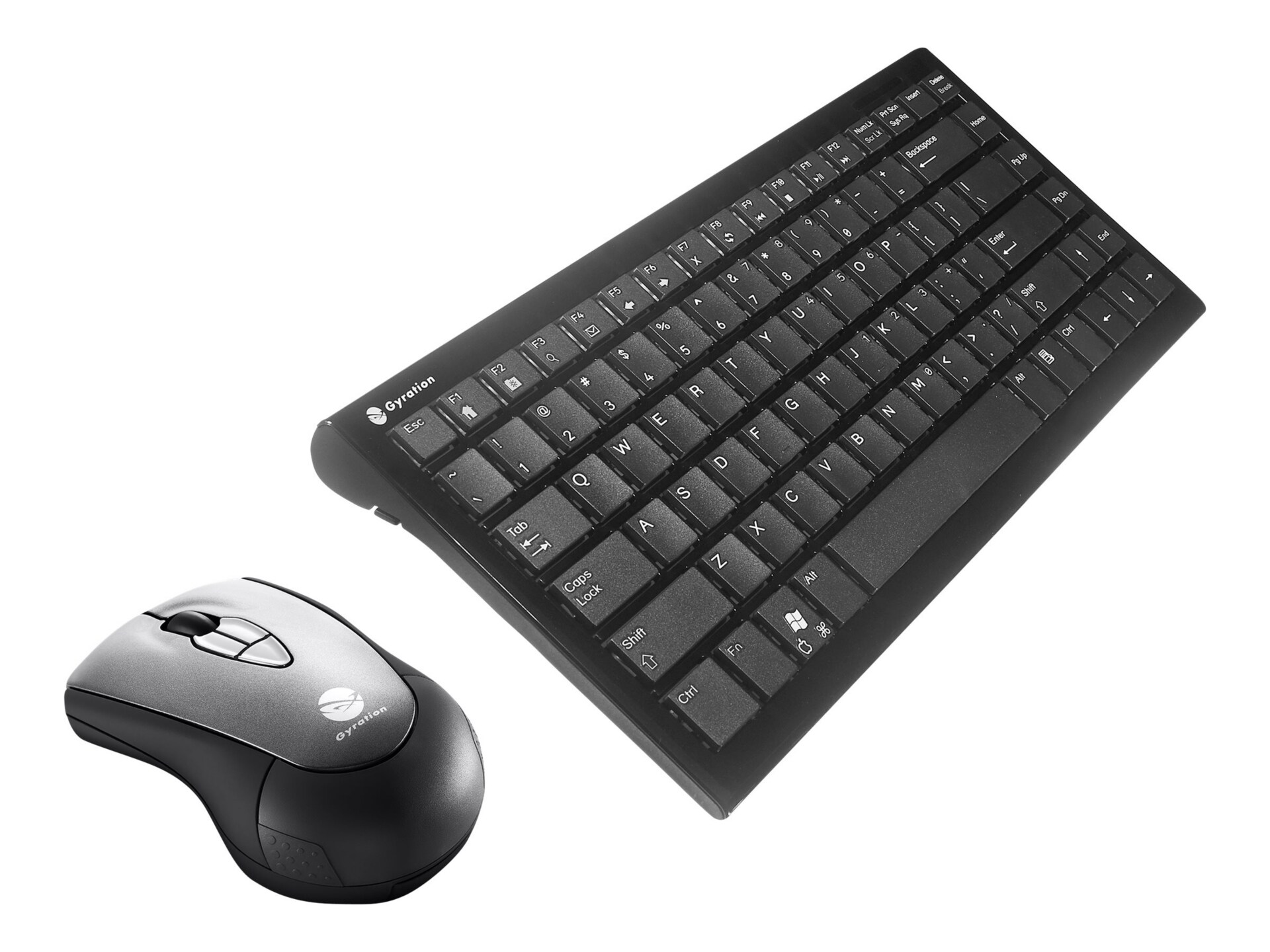 Gyration Air Mouse Mobile with Compact Keyboard - keyboard and mouse set