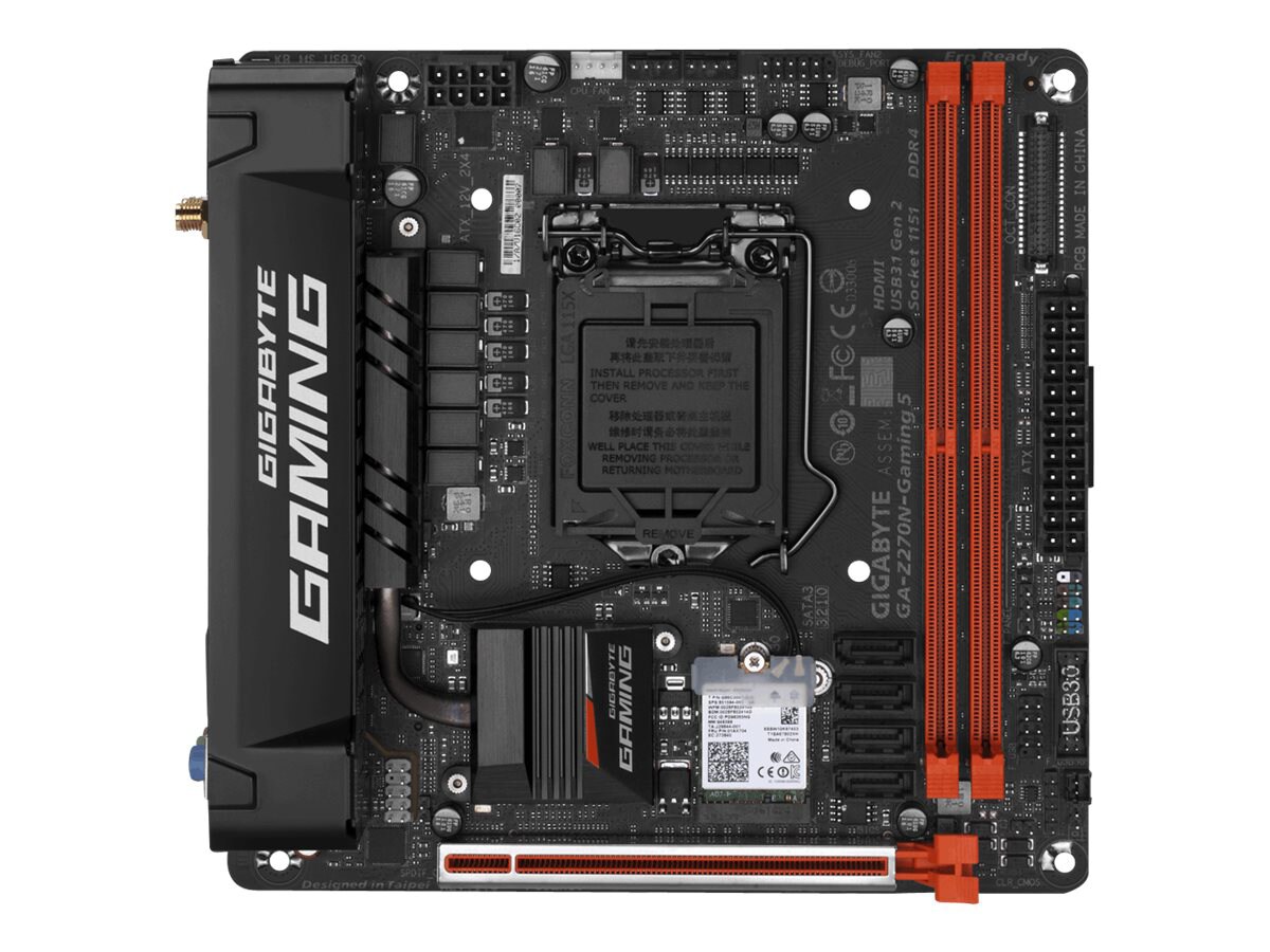 Gigabyte GA-Z270N-Gaming 5 - 1.0 - motherboard - mini ITX - LGA1151 Socket - Z270