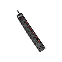 Tripp Lite Eco Surge Protector Power Strip Green 7-Outlet 6ft Cord, Black