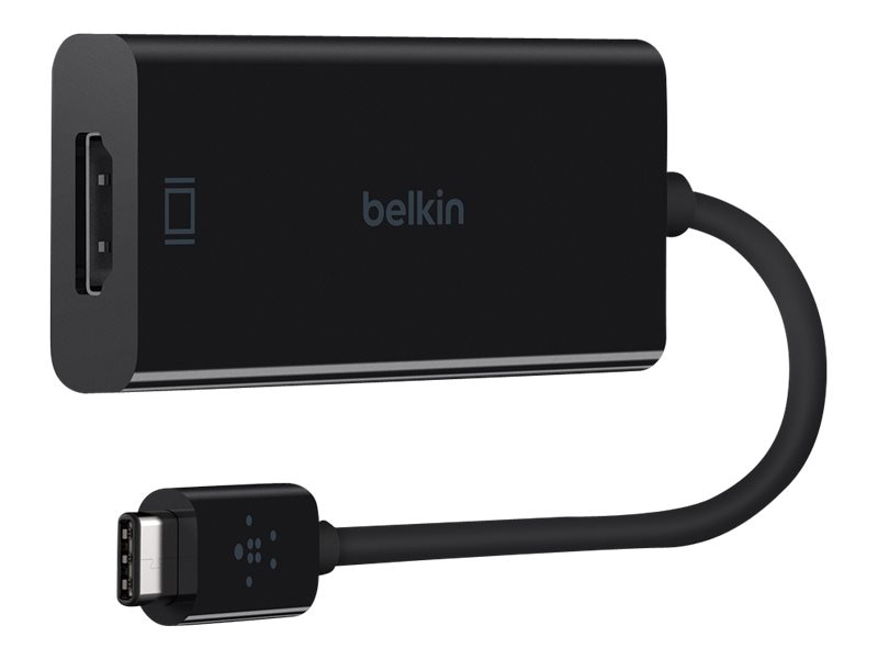 Belkin USB-C to HDMI Adapter, 4k @ 60Hz, Chromebook/Mac compatible, DisplayPort, Thunderbolt 3