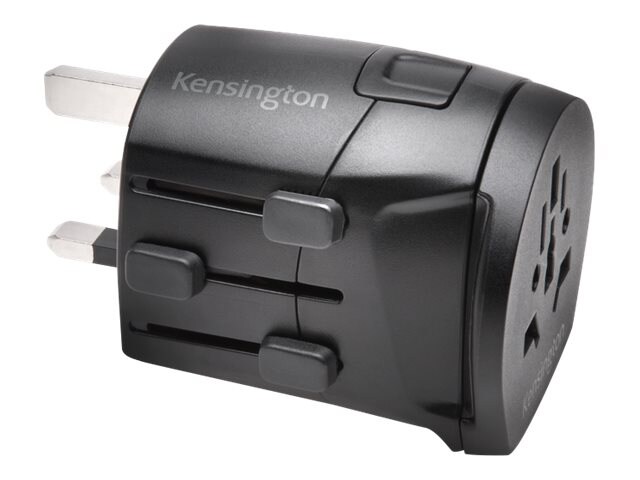 Kensington International Travel Adapter - Grounded (3-Prong) - power adapte