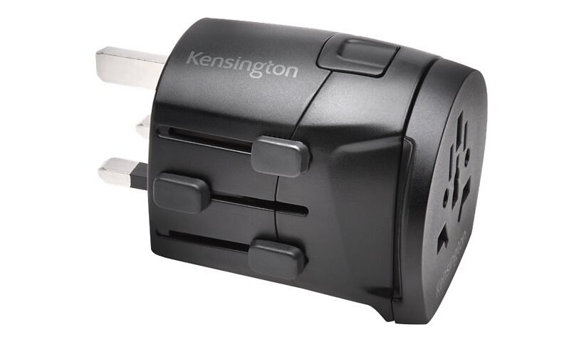 Kensington International Travel Adapter - Grounded (3-Prong) - power adapte