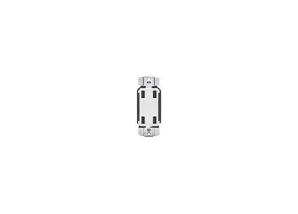 Leviton USB4P-W - power adapter - 25 Watt