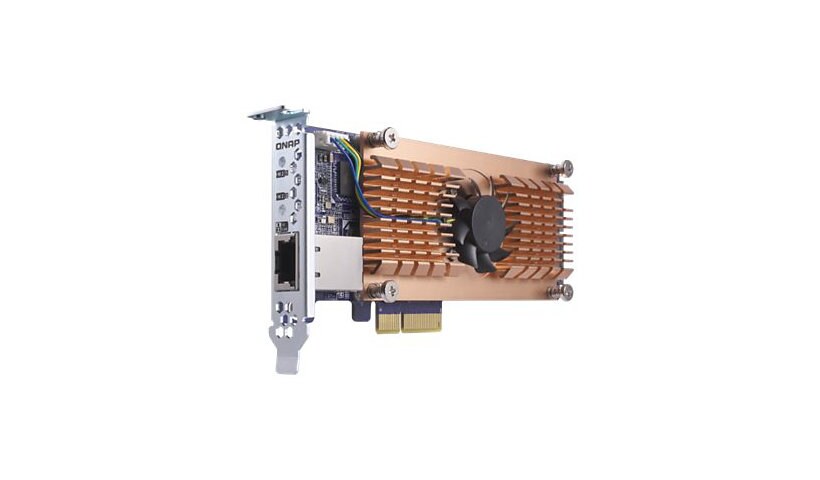 QNAP QM2-2S10G1T - storage controller - SATA - PCIe 2.0 x4