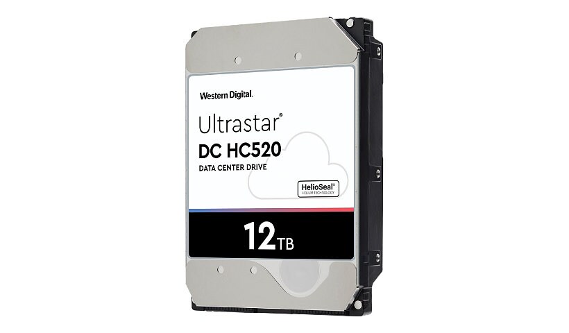 WD Ultrastar DC HC520 HUH721212ALN600 - hard drive - 12 TB - SATA 6Gb/s