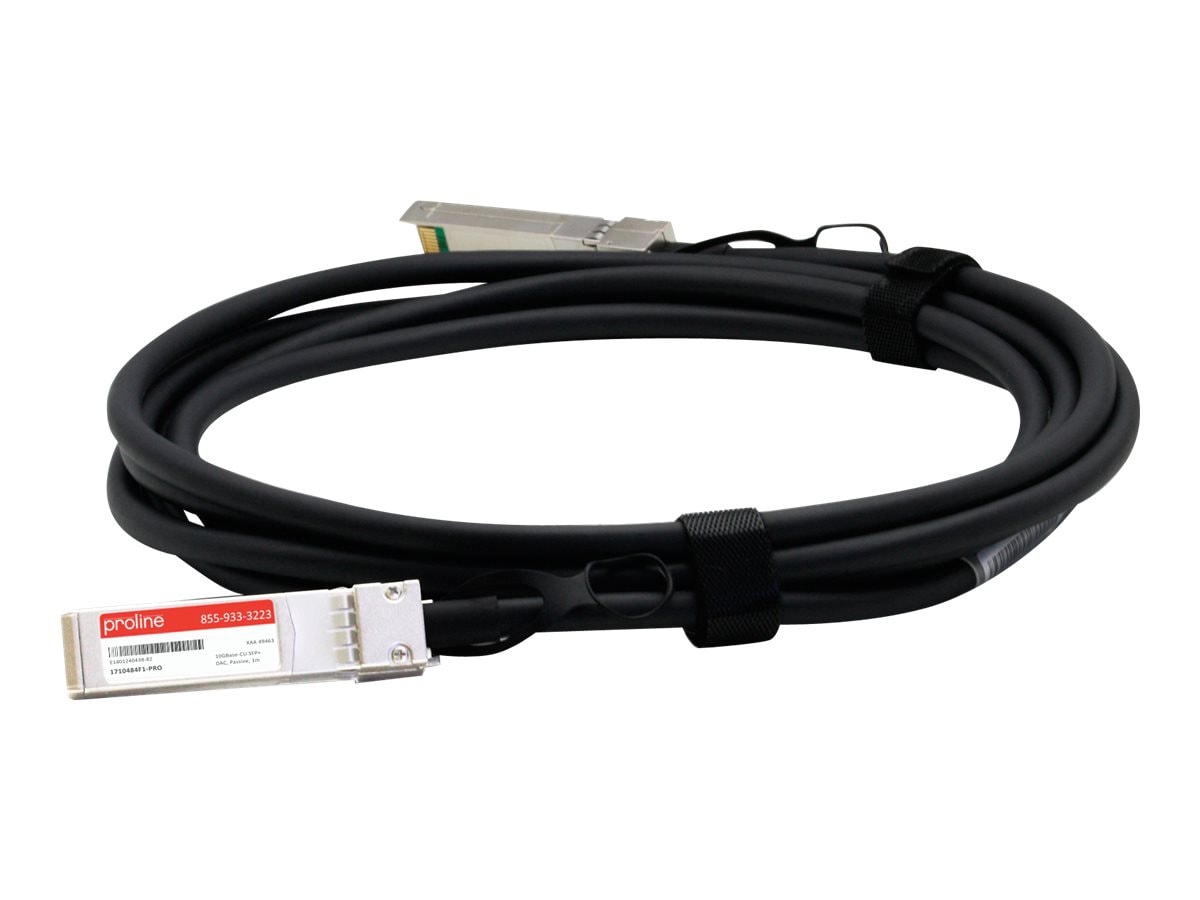 Proline 10GBase-CU direct attach cable - TAA Compliant - 3.3 ft
