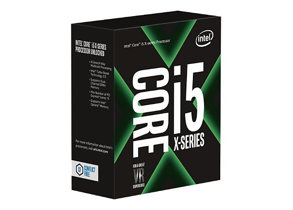 Intel Core i5 7640X X-series / 4 GHz processor