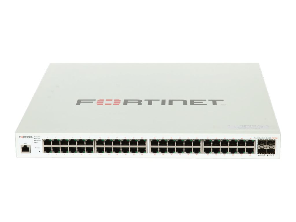 Fortinet FortiSwitch 248E-FPOE - Switch - 52 Ports - Managed