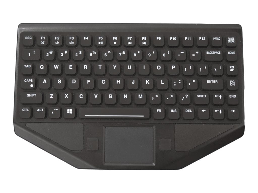 TG3 Electronics BLTXR Series - keyboard - with touchpad - black