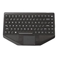 TG3 Electronics BLTXR Series - keyboard - with touchpad - black