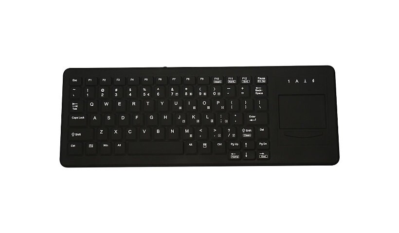 TG3 Electronics CK82S - Right Touchpad - keyboard - with touchpad - US - bl
