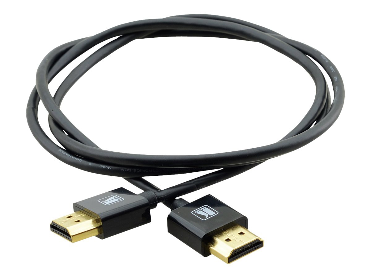 Kramer C-HM/HM/PICO Series C-HM/HM/PICO/BK-1 - HDMI cable with Ethernet - 1 ft